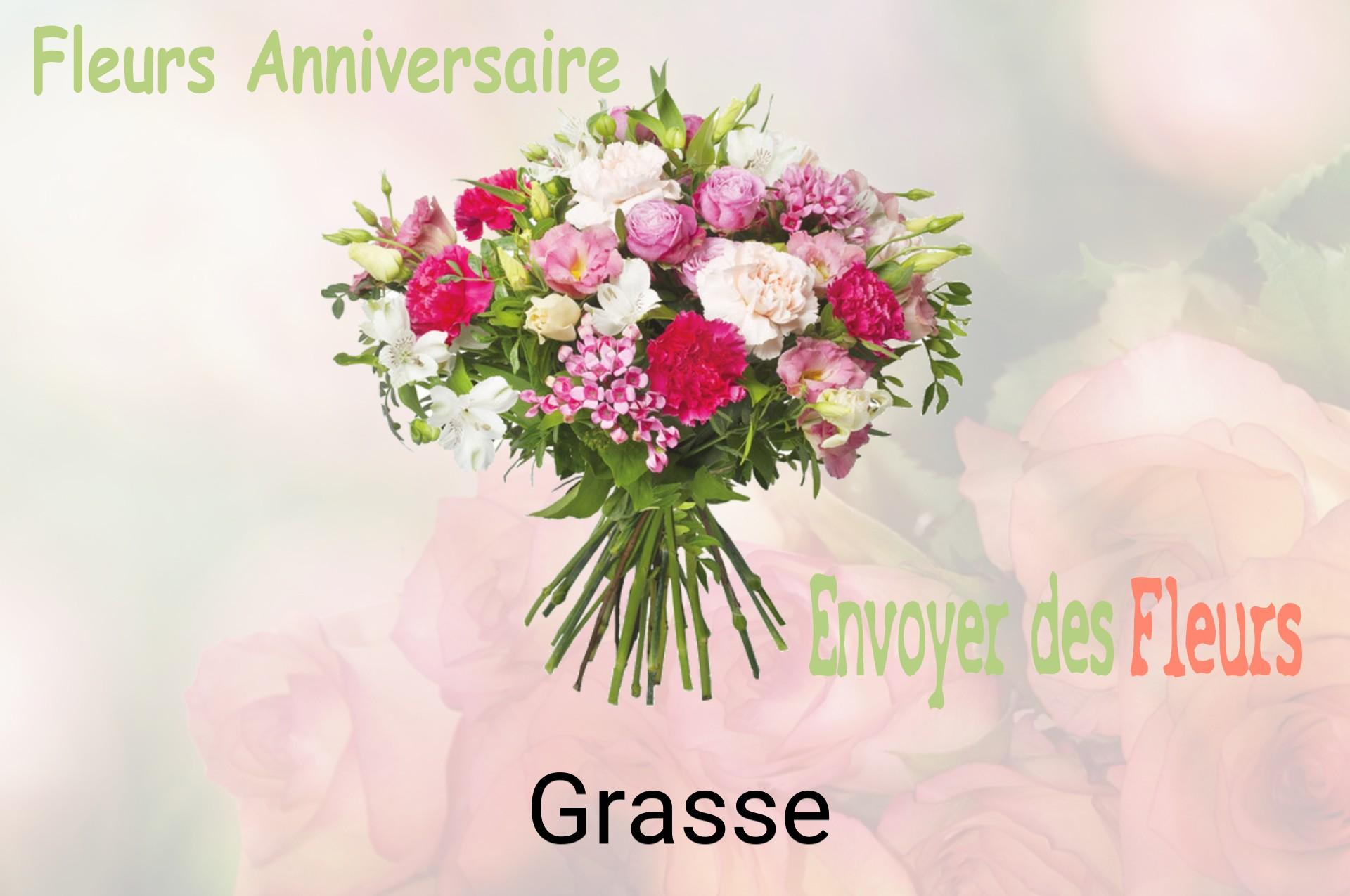 Bouquet de fleurs d’anniversaire livré à Grasse